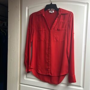 Red blouse
